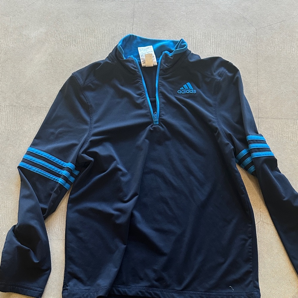 Adidas Black and Blue Jacket